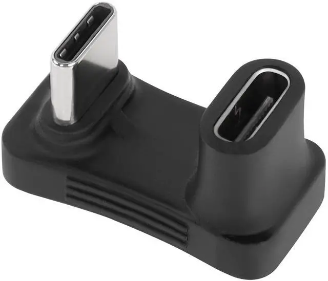 Main image of Vszerda Wider U Shaped Angle USB C Adapter 10Gbps USB3.1 Type C Male to Female U Shaped Wide Distance Connector, Support 4k@60HZ HD Audio/Video 100W, for Smartphone Laptop Tablet Steam Deck