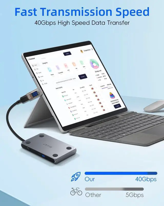 Alt view image 3 of 7 - Vszerda 270 Degree USB C Power Meter with Digital Display,PD 140W USB C Adapter,Supports Voltage,Current and Power Detection,USB Type C Male to Female for,Phone,Laptops(2 Pack)