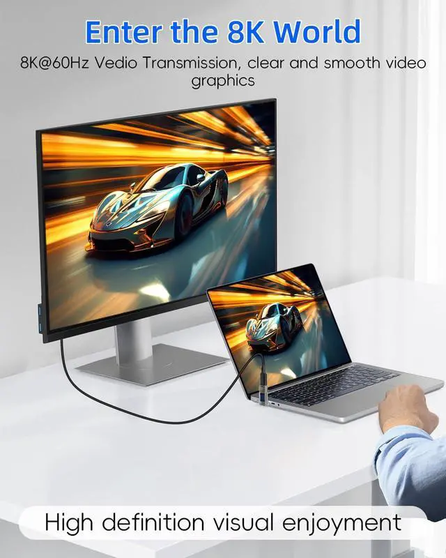 Alt view image 6 of 7 - Vszerda 270 Degree USB C Power Meter with Digital Display,PD 140W USB C Adapter,Supports Voltage,Current and Power Detection,USB Type C Male to Female for,Phone,Laptops(2 Pack)