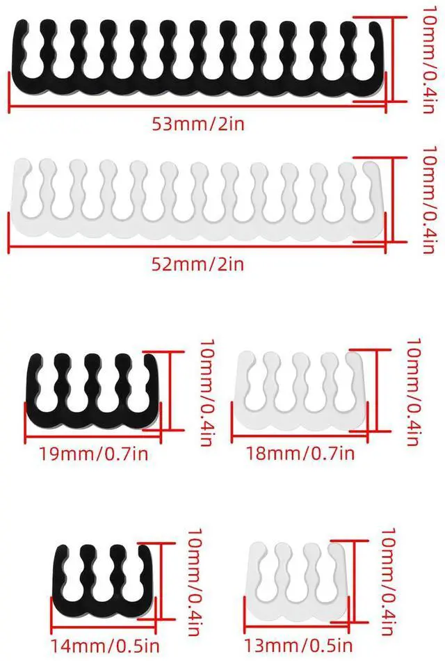 Alt view image 7 of 7 - Vszerda Cable Comb Kit,PSU Cable Combs,CPU Cable Management,48 pcs Set 24-pin x 8,8-pin x 24,6-pin x 16,3mm up to 3.4mm black