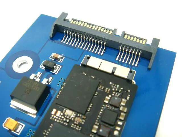 Alt view image 3 of 3 - Vszerda 18-Pin to SATA Adapter Card with USB 2.0 SATA Cable,Compatible with SSD from 2010-2011 MacBook AIR