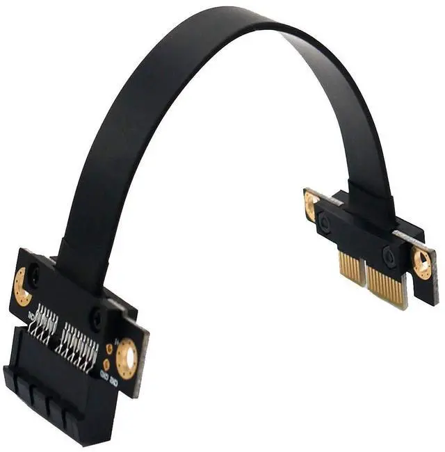 Main image of Vszerda PCI-e Express 1X Riser Extender Extension Card with 20CM High Speed Flex Cable