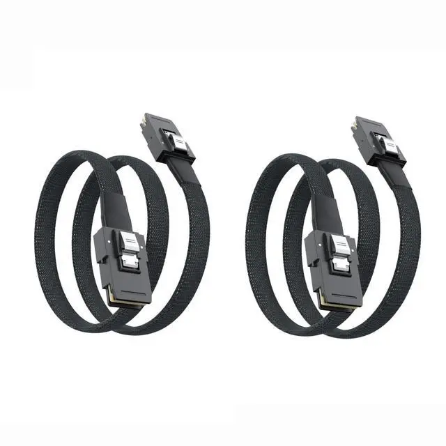 Main image of Vszerda Internal Mini SAS HD Cable SFF-8087 to SFF-8087, Mini SAS Cables, Compatible with Server, Raid Card & PCI Express Controller, 0.5-m(1.64ft), 2 Pack