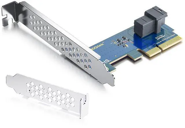 Main image of Vszerda U.2 NVMe SSD Adapter Card, PCIe 3.0 x4 to SFF-8643 (1-Port), Multi-OS Support for Windows, Linux, VMware, Ubuntu