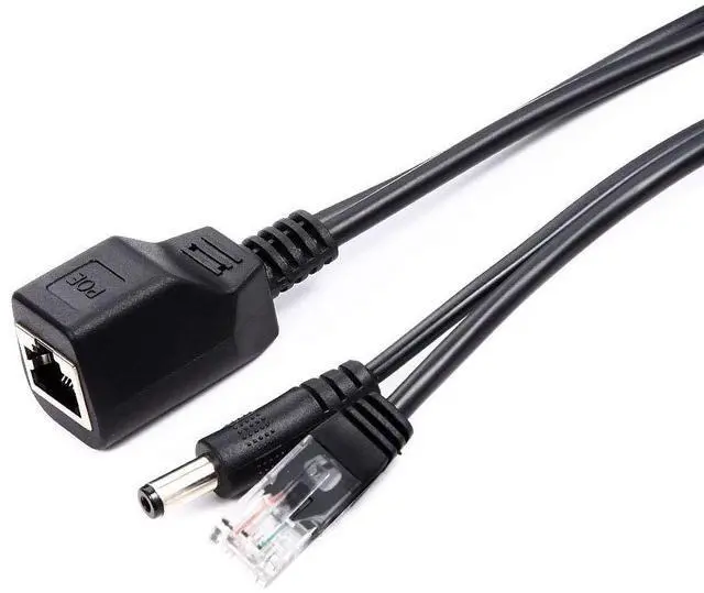 Alt view image 3 of 6 - Vszerda 4 Pairs Passive POE Injector & POE Splitter Kit, 10/100Mb/s RJ-45 Port Power Over Ethernet