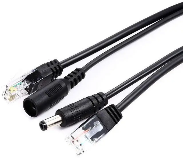 Alt view image 2 of 6 - Vszerda 4 Pairs Passive POE Injector & POE Splitter Kit, 10/100Mb/s RJ-45 Port Power Over Ethernet