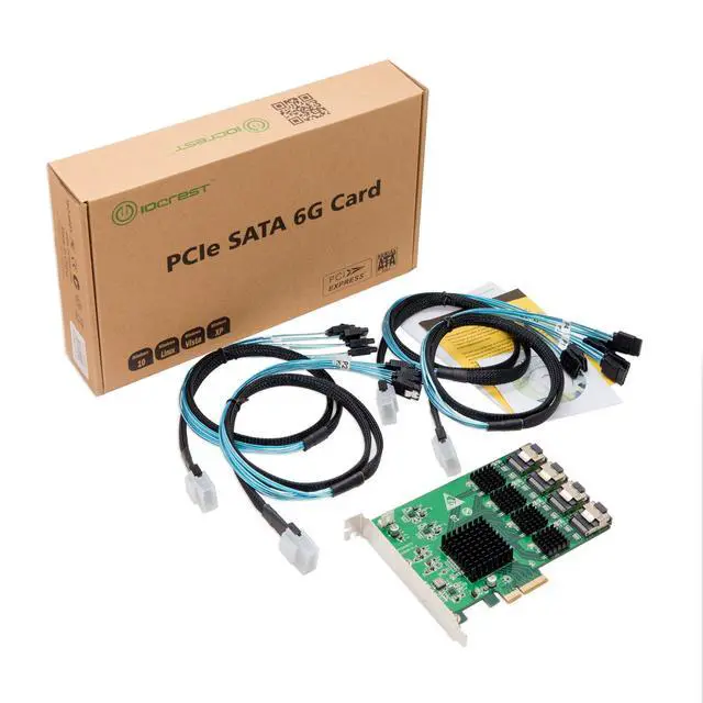 Alt view image 7 of 7 - Vszerda 16 Port SAS PCIe 2.0 X4 Controller Card Components Other SI-PEX40097