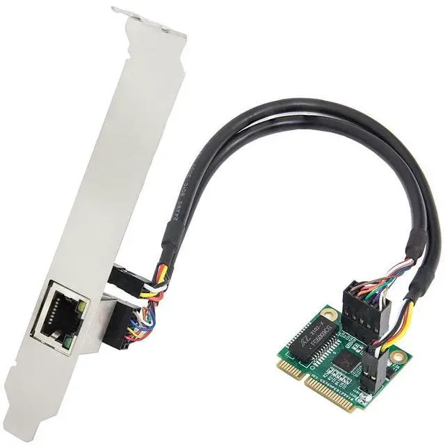 Main image of Vszerda 2.5 Gigabit Ethernet Mini PCI-E Network Controller Card 10/100/1000/25000 Mbps RJ45 LAN Adapter Converter for Desktop PC,SI-MPE24073