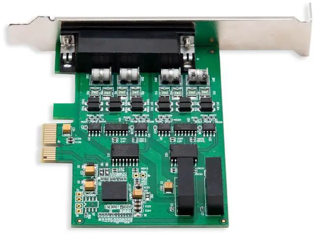 Alt view image 3 of 7 - Vszerda 2 Port DB9 RS-422/485 Serial PCI-Express 2.0 x1 Card (SI-PEX15043)