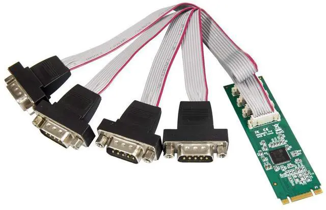 Main image of Vszerda 2 Port RS-232 DB9 Serial M.2 B+M Key Controller Card SY-PEX15066