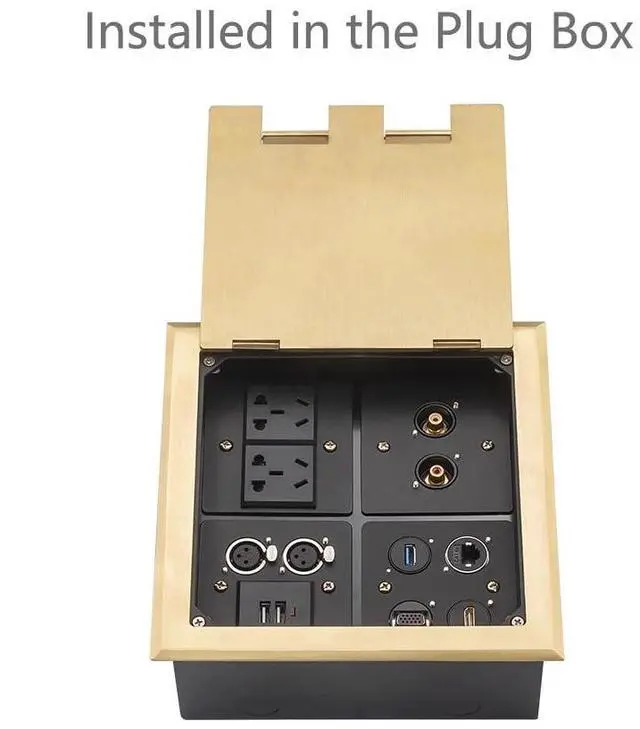 Alt view image 3 of 6 - Vszerda USB 3.0 Panel Mount Adapter D Type with Waterproof Cover - Female to Female, Speed up to 5Gbps for Data Transfer, External Hard Disk, File Transfer, Mouse, Keyboard