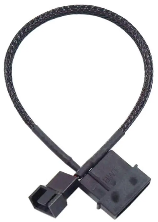 Main image of Vszerda 4-Pin Molex to 3 Pin / 4 Pin PC Case Fan Power Adapter Cable 10.6 27cm