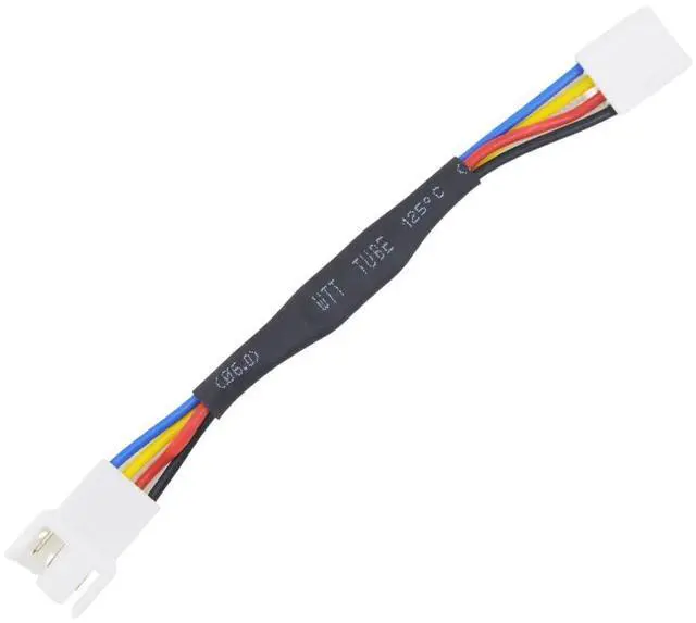 Alt view image 7 of 7 - Vszerda 2 Packs 4-Pin PWM Fan Speed Reduction Cable, Optimized Cooling and Noise Reduction, Compatible with Computer Fans for Enhanced Performance 4.5inch (Black Reduce 30% Fan Speed)