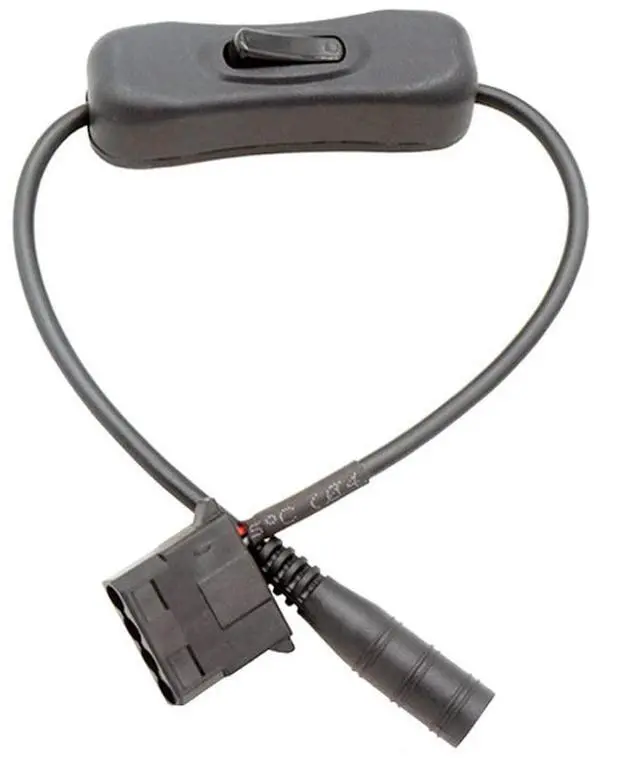 Main image of Vszerda DC Power Supply Plug to Molex 4-Pin PC Fan Power Adapter with Switch 11.8inch