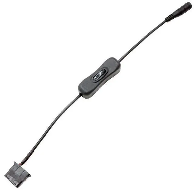 Alt view image 2 of 7 - Vszerda DC Power Supply Plug to Molex 4-Pin PC Fan Power Adapter with Switch 11.8inch