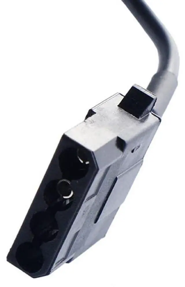 Alt view image 6 of 7 - Vszerda DC Power Supply Plug to Molex 4-Pin PC Fan Power Adapter with Switch 11.8inch