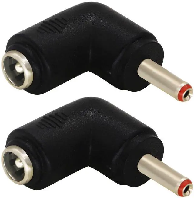 Main image of Vszerda DC 3.5x1.35mm Male 90 Degree Angle to DC5.5x2.1mm Female Adapter 5 Volt DC Barrel Power Jack Charging Cable Connector for Tablet (DC 3.5x1.35mm)(2pack)
