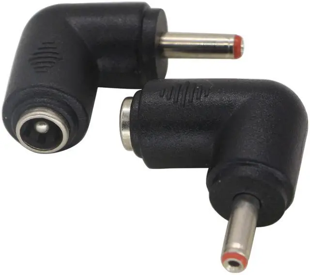 Alt view image 6 of 7 - Vszerda DC 3.5x1.35mm Male 90 Degree Angle to DC5.5x2.1mm Female Adapter 5 Volt DC Barrel Power Jack Charging Cable Connector for Tablet (DC 3.5x1.35mm)(2pack)