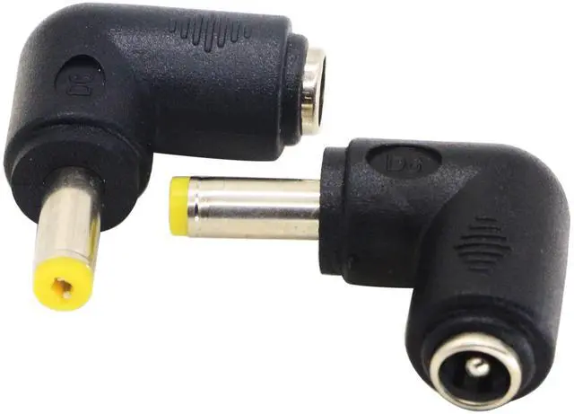 Main image of Vszerda DC4.8x1.7mm Male 90 Degree Angle to DC5.5x2.1mm Female Adapter 5 Volt DC Barrel Power Jack Charging Cable Connector for Tablet (DC4.8x1.7mm)(2pack)