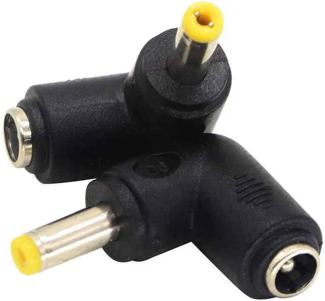 Alt view image 5 of 7 - Vszerda DC4.8x1.7mm Male 90 Degree Angle to DC5.5x2.1mm Female Adapter 5 Volt DC Barrel Power Jack Charging Cable Connector for Tablet (DC4.8x1.7mm)(2pack)