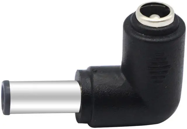 Alt view image 5 of 7 - Vszerda DC6.0x4.3mm Male 90 Degree Angle to DC5.5x2.1mm Female Adapter 5 Volt DC Barrel Power Jack Charging Cable Connector for Tablet (DC6.0x4.3mm)(2pack)