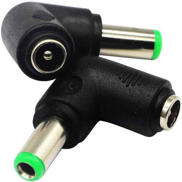 Alt view image 6 of 7 - Vszerda DC 6.3x3.0mm Male 90 Degree Angle to DC5.5x2.1mm Female Adapter 5 Volt DC Barrel Power Jack Charging Cable Connector for Tablet (DC6.3x3.0mm)(2pack)