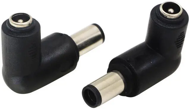 Main image of Vszerda DC7.4x5.0mm Male 90 Degree Angle to DC5.5x2.1mm Female Adapter 5 Volt DC Barrel Power Jack Charging Cable Connector for Tablet (DC7.4x5.0mm)(2pack)