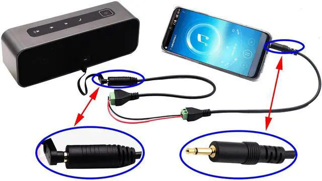 Alt view image 7 of 7 - Vszerda 3.5mm Screw Terminal Block Connector Cable (1/8Inch) 3.5mm TS Mono Male to 2 Pin/Way Female Bolt Screw AUX Headphone Type Adapter Cable30CM/2Packs) (2Pole/M)