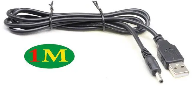 Alt view image 2 of 7 - Vszerda USB 2.0 A Male to DC 3.5x1.35mm Male Adapter Cable 5 Volt DC Barrel Power Jack Charging Cable for Tablet, Electronic Dog, Access Control Attendance (1M/3.3ft, DC 3.5x1.35mm)(2packs)