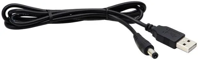 Alt view image 4 of 7 - Vszerda USB 2.0 A Male to DC 5.5x2.5mm Male Adapter Cable 5 Volt DC Barrel Power Jack Charging Cable for Tablet, Electronic Dog, Access Control Attendance (1M/3.3ft, DC5.5x2.5mm)(2packs)