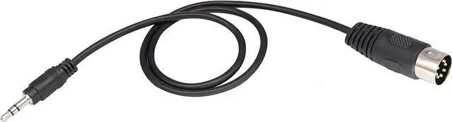 Alt view image 4 of 7 - Vszerda 3.5mm to Midi Cable,7-Pin Din Male to 3.5mm(1/8in) Stereo Male Audio Cable Compatible with iPad/iPhon/MP3/PC/TV/Android to Bang & Olufsen Naim, Quad.Stereo Systems(0.5 Meter/1.6ft)