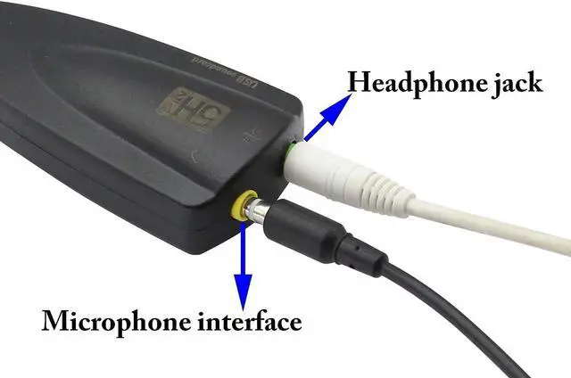 Alt view image 4 of 7 - Vszerda USB External Stereo Sound Adapter 5hv2 Multi-Function USB 2.0 External 3D Virtual 7.1 Channel Sound Card Adapter with 3.mm Headphone Mic Jack for Mac Win 7 PC Laptop Desktop