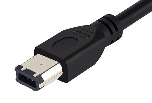 Alt view image 4 of 5 - Vszerda 5FT/1.8M FireWire 400 to FireWire 400 6-6 ilink Cable 6 Pin to 6 Pin Firewire DV iLink Male to Male IEEE 1394A Cable(Black)