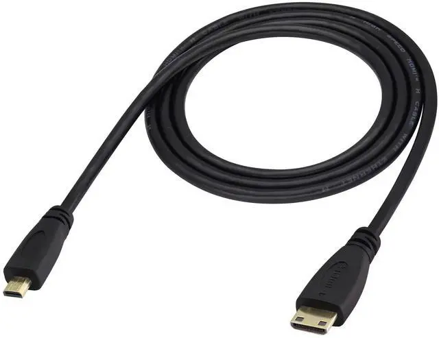 Main image of Vszerda Micro hdmi Socket Male to Mini hdmi Male Converter,high Speed Micro hdmi Cable 4k,Compatible with Digital Cameras, Tablet,Monitors,and Other Devices.(1m) (C/D)