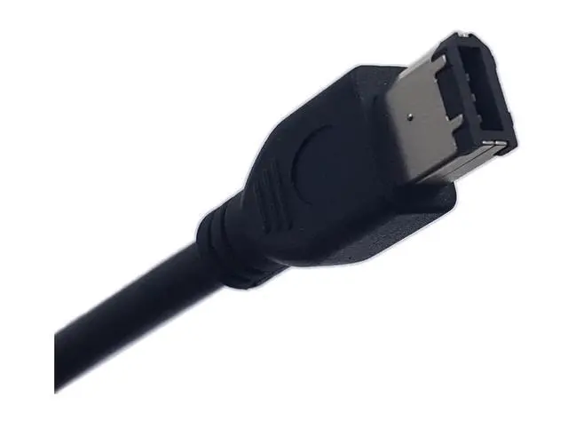 Alt view image 3 of 6 - Vszerda Firewire Premium Cable 800 IEEE 1394B 9 Pin to 9 Pin Male to Male 6 Ft Black (9 Pin to 6 Pin)
