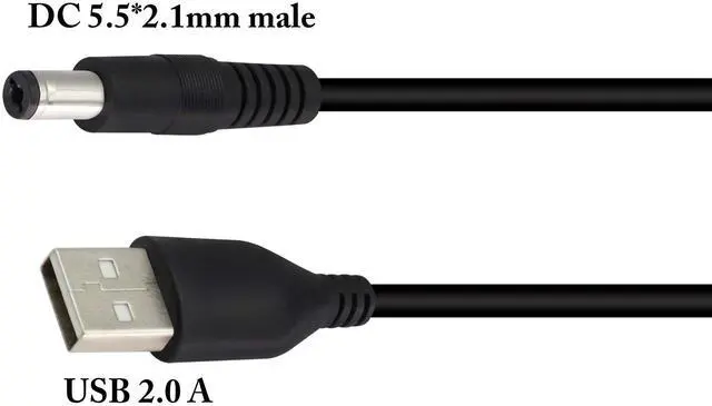 Alt view image 3 of 7 - Vszerda DC Boost line with Switch,USB 5V to 12V Step Up Voltage Converter,USB2.0 Male to DC5.5 * 2.1mm Male Booster Cable,Suitable for Camera,routers,Table lamp,Mini Speakers,USB Fans,etc.(1M/1Pcs)