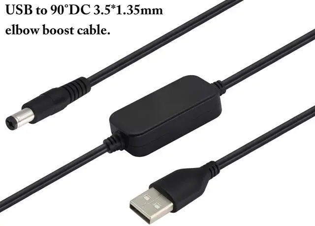 Alt view image 4 of 7 - Vszerda DC Boost line with Switch,USB 5V to 12V Step Up Voltage Converter,USB2.0 Male to DC5.5 * 2.1mm Male Booster Cable,Suitable for Camera,routers,Table lamp,Mini Speakers,USB Fans,etc.(1M/1Pcs)