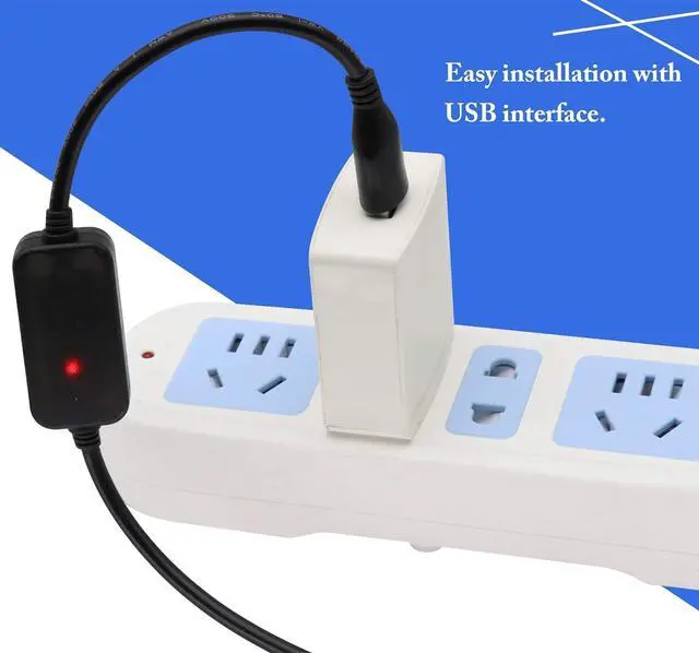 Alt view image 5 of 7 - Vszerda USB 2.0 Male to 90° 3.5 * 1.35mm Male Elbow Extension Cable,DC Barrel Jack 5v DC Power Cord,Suitable for Desk Lamps, mini Fans, routers and Other Small Electronic Devices.(0.3m/1Pack)