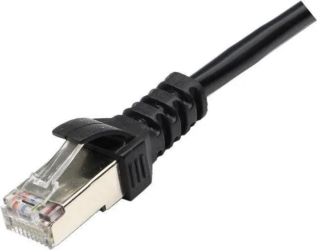 Alt view image 5 of 6 - Vszerda RJ45 Network Splitter Adapter Cable, 1 RJ45 Male to 2 RJ45 Female Network Y Splitter Cable, LAN Connector, Suitable for Super Category 5 Ethernet, Category 6 Ethernet.(Black) (Black)