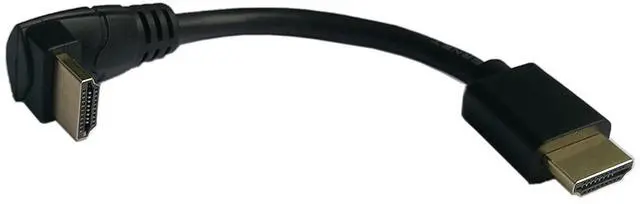 Main image of Vszerda 5 Inch HDMI Down Angle 90 Degree Vertical Right Cable -Supports 4K@60Hz, High Speed, HDMI 2.0 Ready - UHD, Ethernet & Audio Return - Video 4K 2160p, HD 1080p, 3D .(Male-Male)