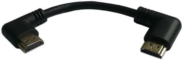 Main image of Vszerda 5 Inch HDMI Left to Right Angle 90 Degree Vertical Right Cable -Supports 4K@60Hz, High Speed, HDMI 2.0 Ready - UHD, Ethernet & Audio Return - Video 4K 2160p, HD 1080p, 3D .(Male-Male)