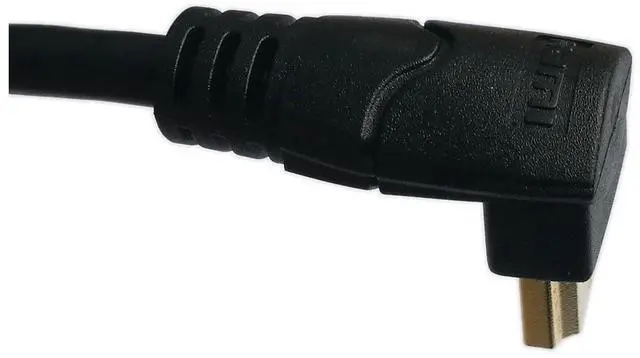 Alt view image 4 of 6 - Vszerda 5 Inch HDMI Up Angle 90 Degree Vertical Right Cable -Supports 4K@60Hz, High Speed, HDMI 2.0 Ready - UHD, Ethernet & Audio Return - Video 4K 2160p, HD 1080p, 3D.(Male-Female)