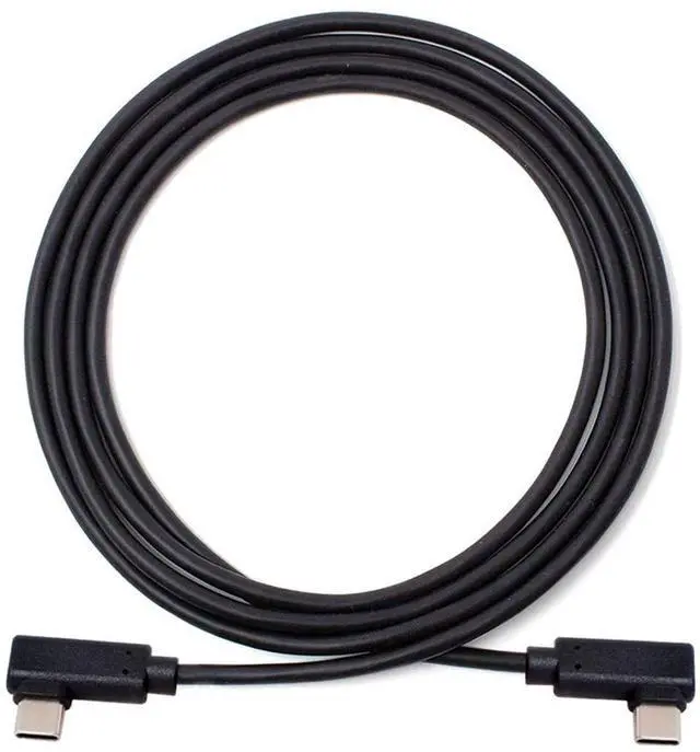 Alt view image 6 of 7 - Vszerda USB-C Type-C to Type-C Cable Gen2 10Gbps 65W Dual 90 Degree Left Right Angled Type (1M)