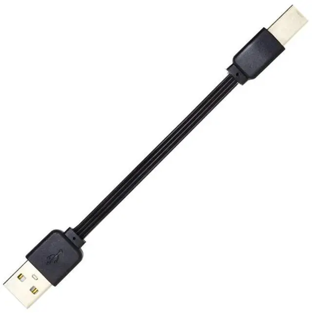 Main image of Vszerda USB2.0 Type-B Male to USB 2.0 Type-A Male Data Flat Slim FPC Cable 13cm for Scanner & Disk & Printer