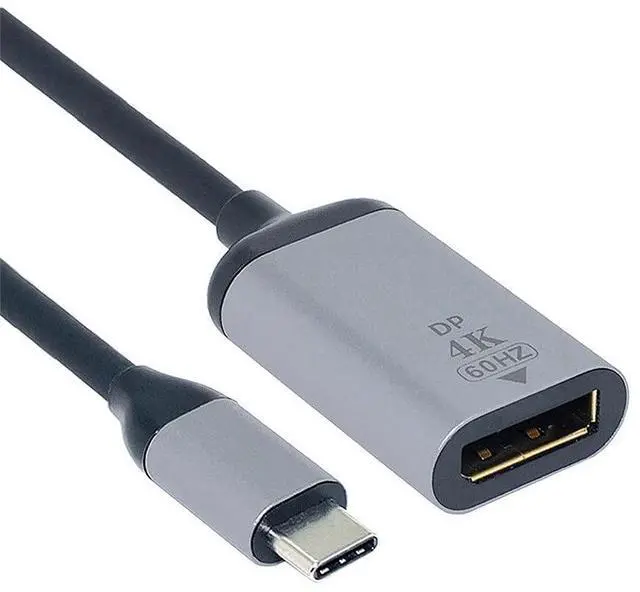 Alt view image 2 of 2 - Vszerda USB-C Type C to Displayport Monitor DP Cable Adapter 4K 2K 60hz for Tablet & Phone & Laptop