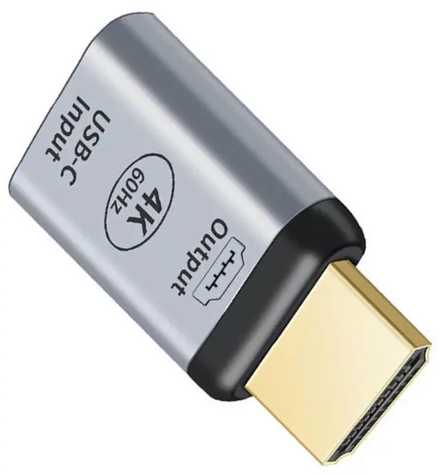 Main image of Vszerda USB-C Type C Female Source to HDMI Male Sink HDTV Adapter 4K 60hz 1080p for Monitor Tablet & Phone & Laptop. Not Work for HDMI Host to Type-C Displays