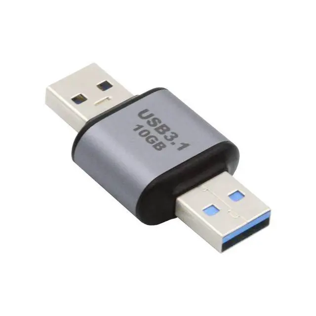 Alt view image 2 of 7 - Vszerda 10Gbps USB 3.0/3.1 Type A Male to USB 3.0/3.1 A Male Data Adapter Extension for Laptop Desktop