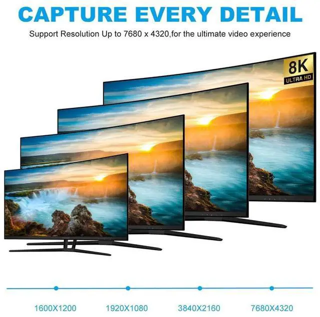 Alt view image 5 of 7 - Vszerda USB-C Type C Female Source to Mini Displayport DP 1.4 Sink HDTV Cable 8K@60hz 4K@120hz for Tablet Laptop