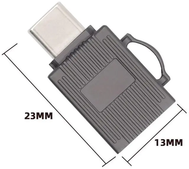 Alt view image 2 of 7 - Vszerda 5Gbps USB 3.0 Type C USB-C to Micro SD SDXC TF Card Reader Adapter for Laptop Tablet Phone