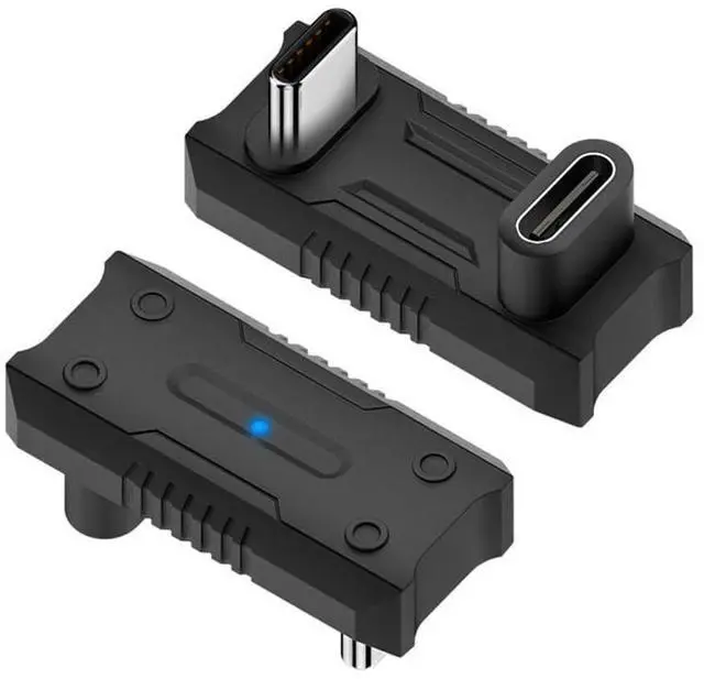 Main image of Vszerda 20Gbps Opposite U Shape Back Angled USB3.1 Type C Male to Female Power Data Video Adapter Compatible with ROG Ally Steam Deck Phone NS Switch